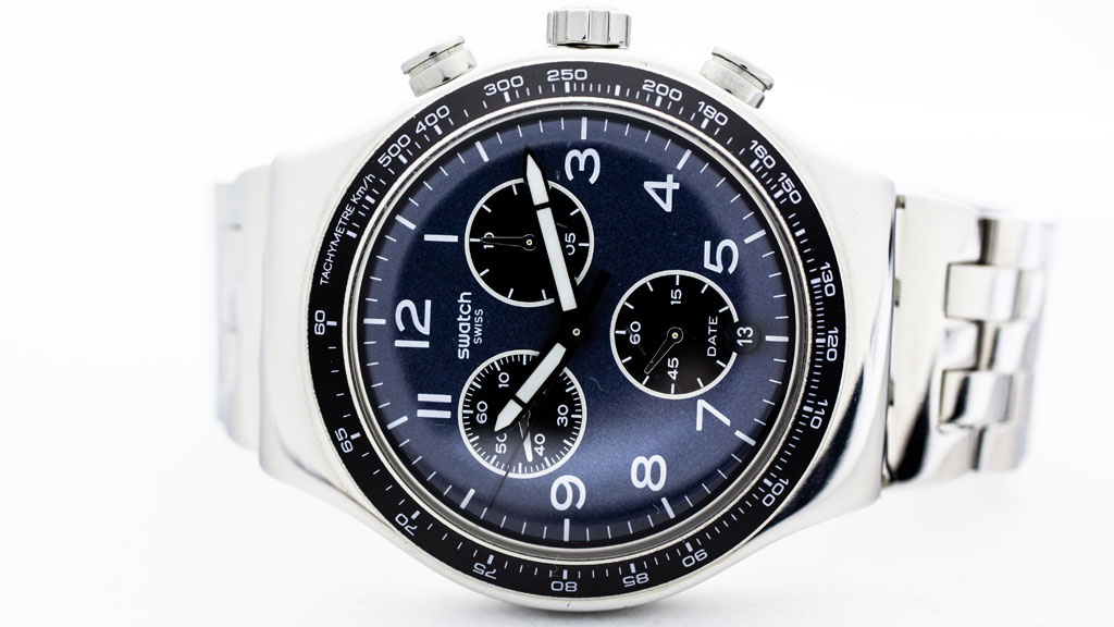 Uhr mit Tachymeter Funktion