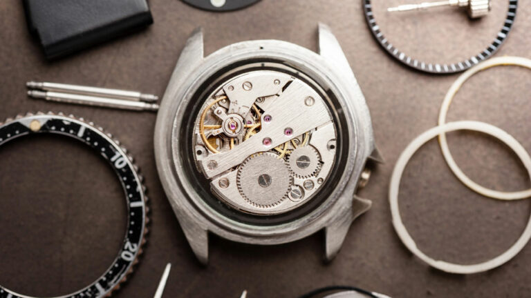 Armbanduhr wird reguliert