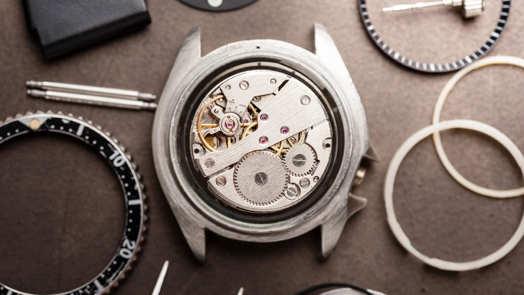 Armbanduhr wird reguliert